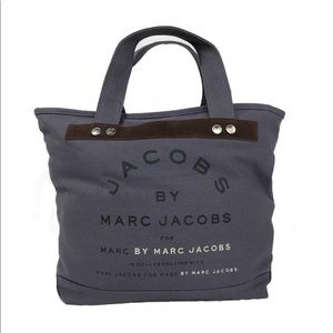 MJ Marc Jacobs Zipped Canvas Tote Washed Black NEW